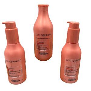 Loreal Serie Expert Inforcer B6+Biotin Shampoo(1)&Leave In Smoothing Cream(2)